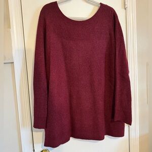 Red Sweater with Bow on back